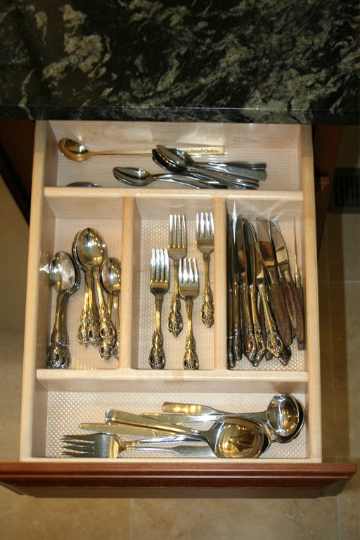 Kitchen Cabinets St Louis- Cutlery Insert